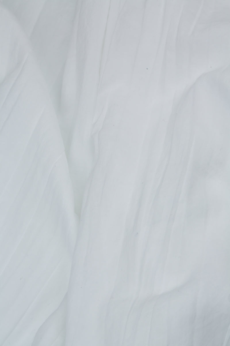 Chemise ample en coton blanc