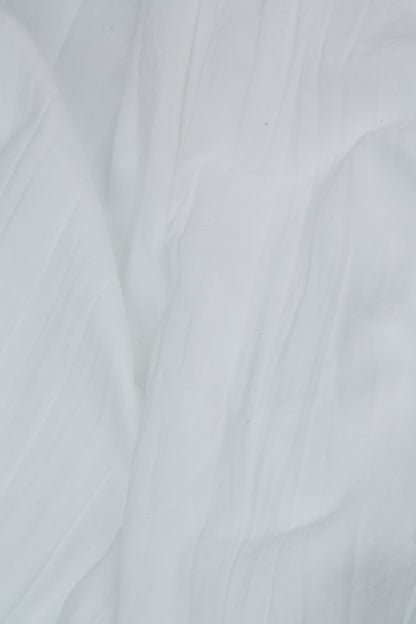 Chemise ample en coton blanc
