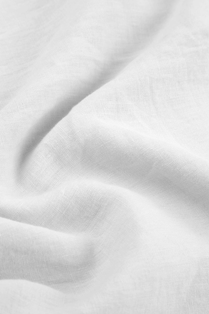 Loose White Linen Blouse