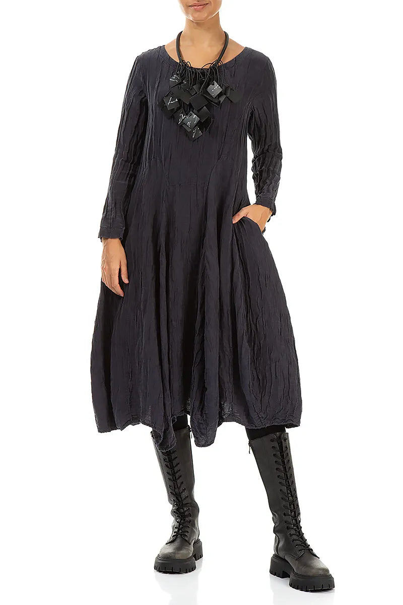 Collier Lottie en caoutchouc noir