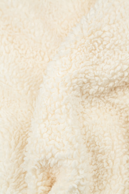 Off White Teddy Cotton Gilet 6