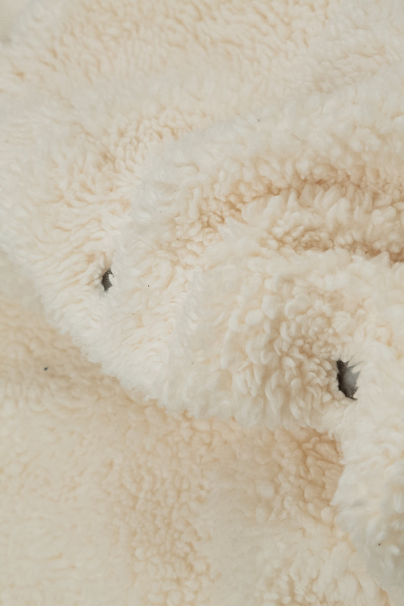 Off White Teddy Cotton Jumper 5