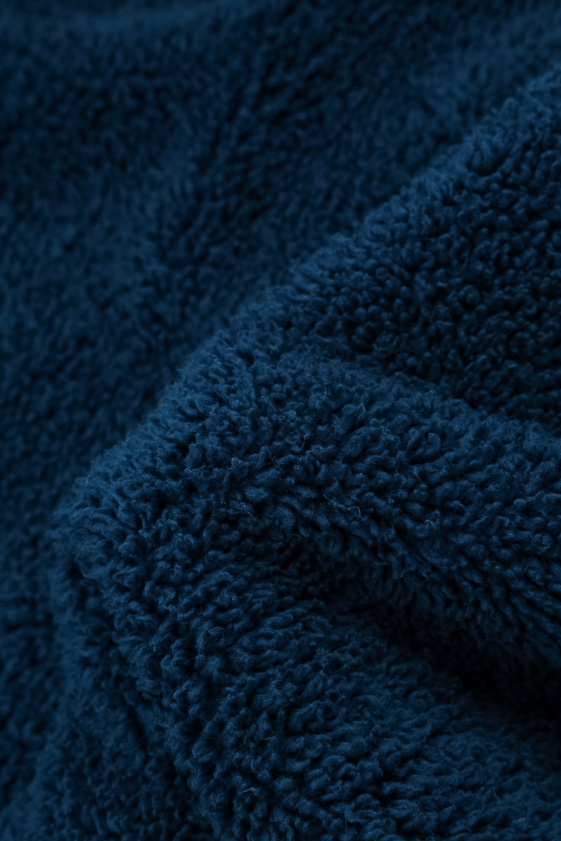 Royal Blue Teddy Cotton Gilet 5