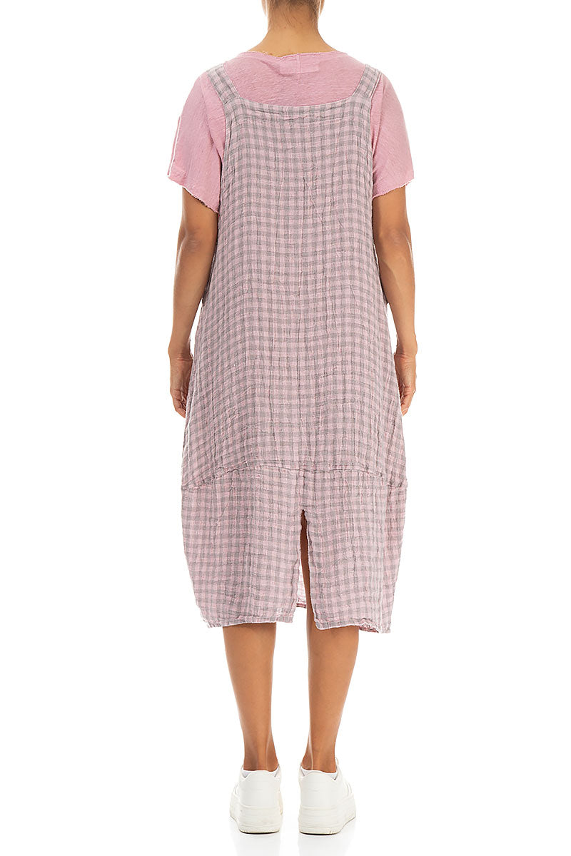 dungaree dress pink Dresses | Ash Pink Classic Dungaree Dress