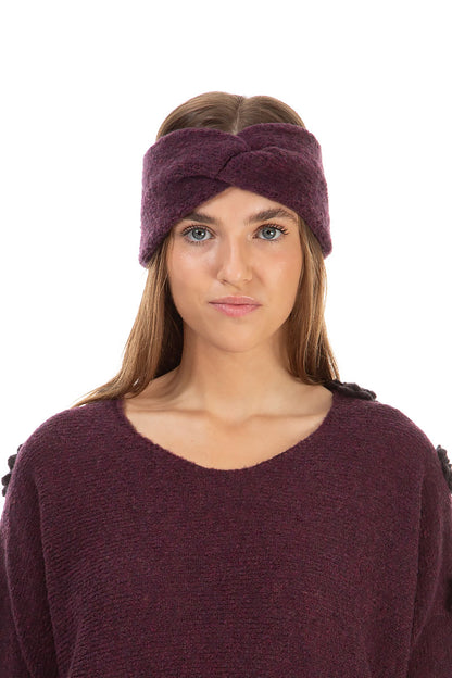 Mulberry Wool Twist Headband