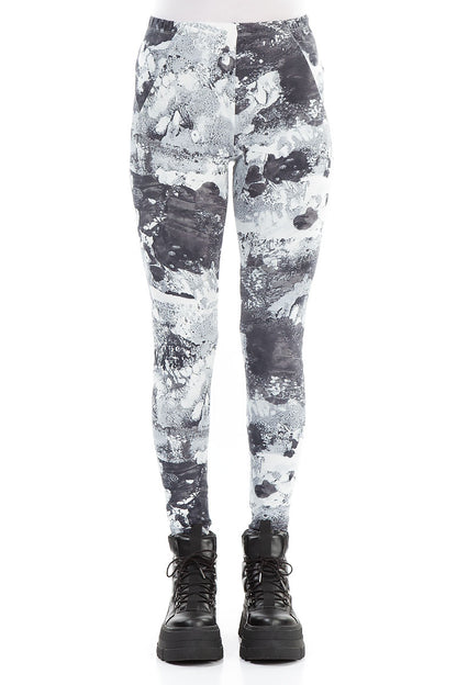 Marble Cotton Leggings