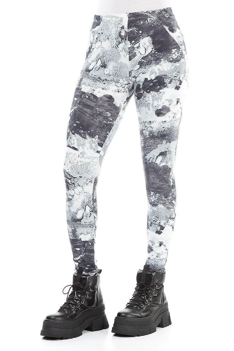 Marble Cotton Leggings