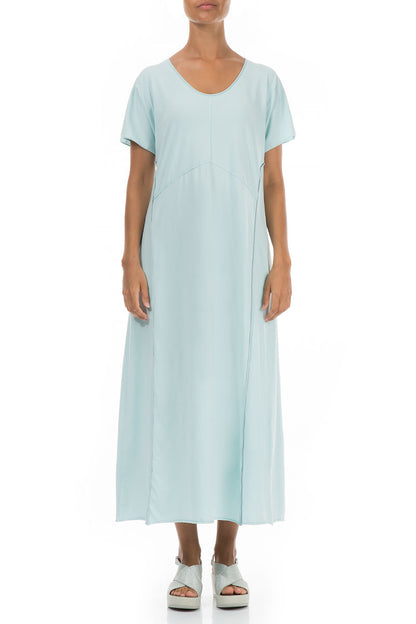 Maxi Aqua Breeze Cotton Dress 1