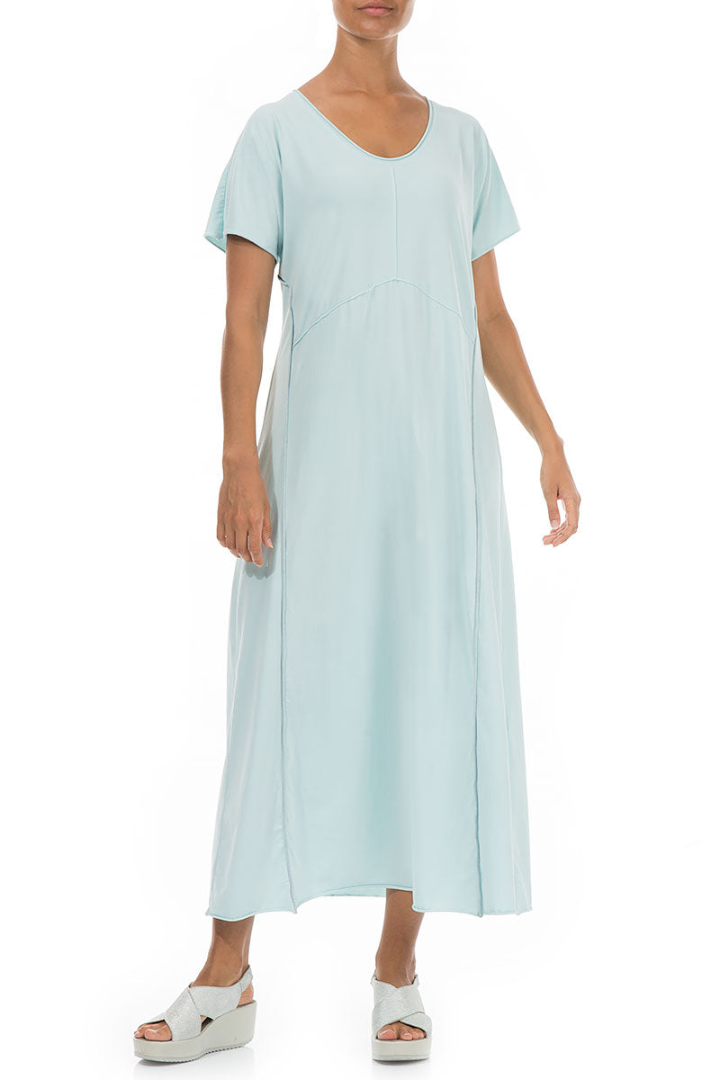 Maxi Aqua Breeze Cotton Dress 3