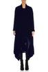 Maxi Open Royal Purple Silk Velvet Jacket 1