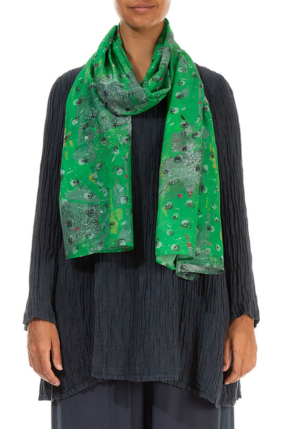 Meadow Silk Cotton Scarf