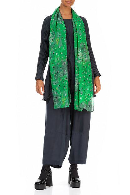 Meadow Silk Cotton Scarf