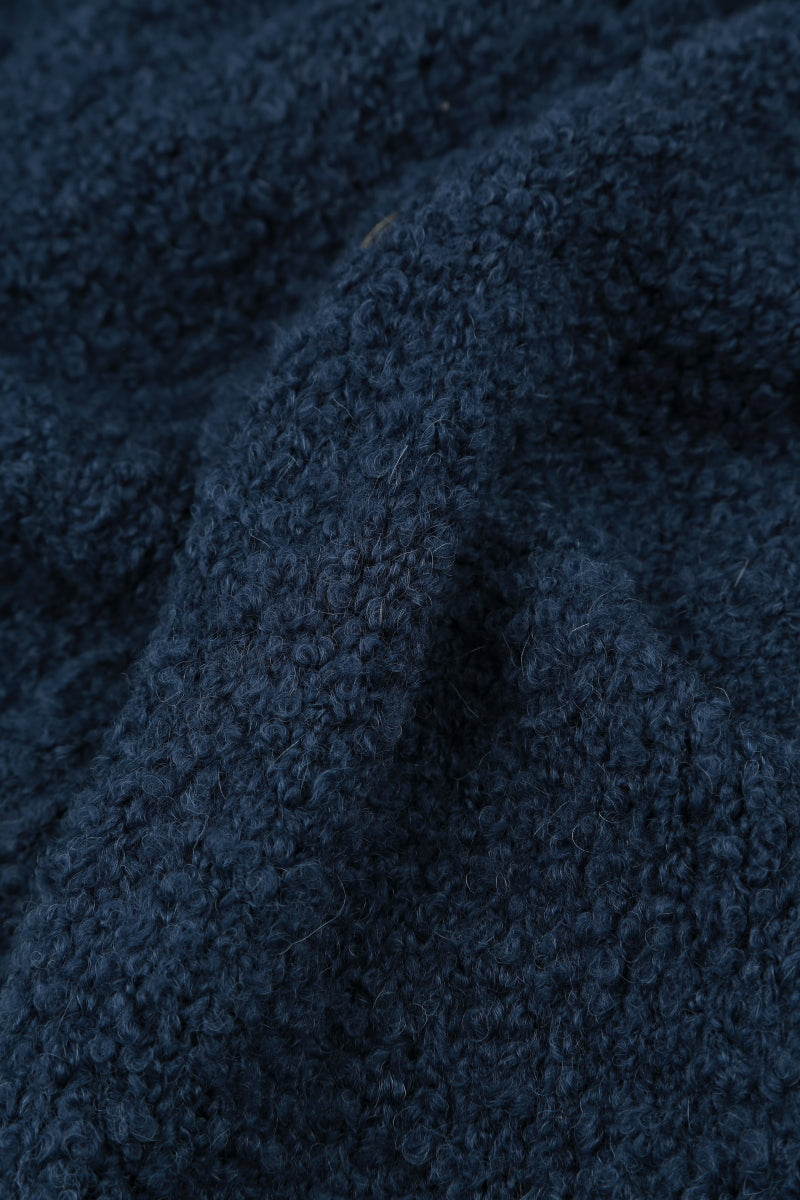 Blue Violet Alpaca Wool Sweater