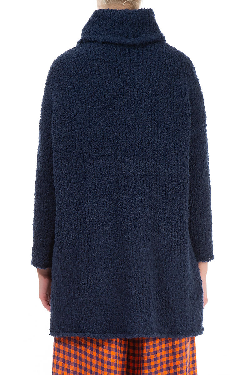 Blue Violet Alpaca Wool Sweater