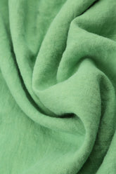 Midi Green Sorbet Gauze Linen Dress 5