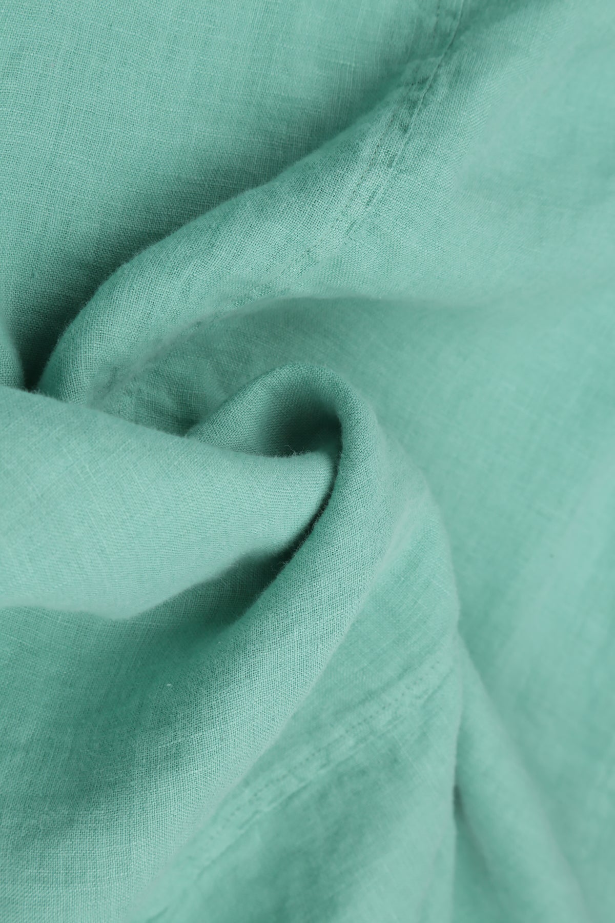 Écharpe en gaze de lin douce couleur menthe