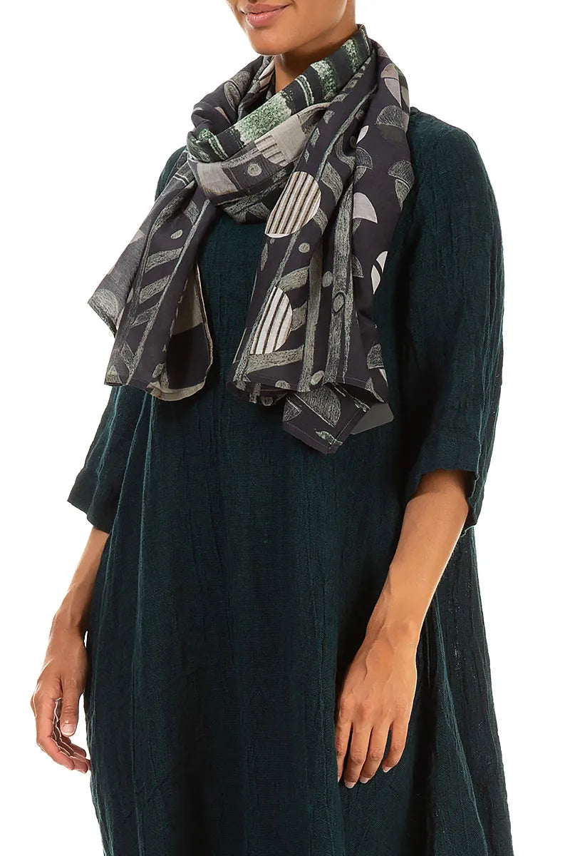Moonlight Silk Cotton Scarf 3