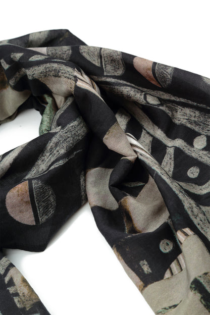 Moonlight Silk Cotton Scarf 5