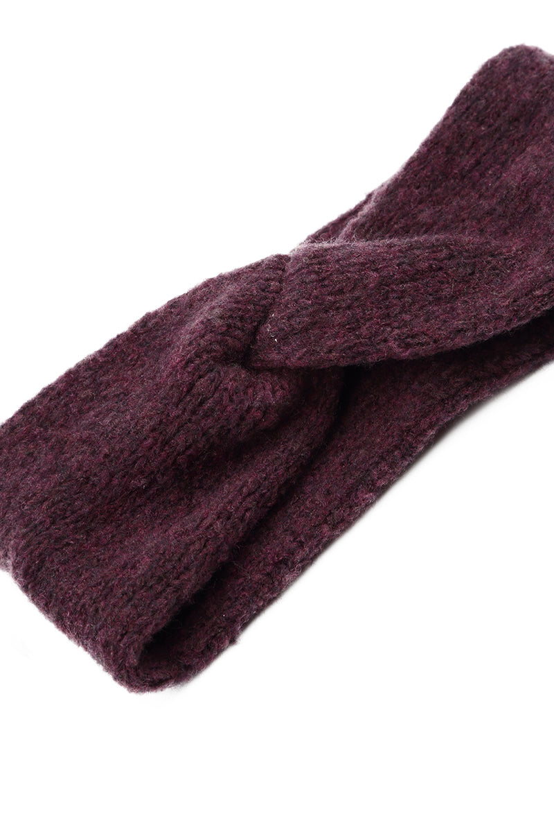 Mulberry Wool Twist Headband