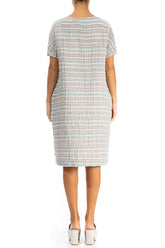 Natural Stripe Linen Dress 2