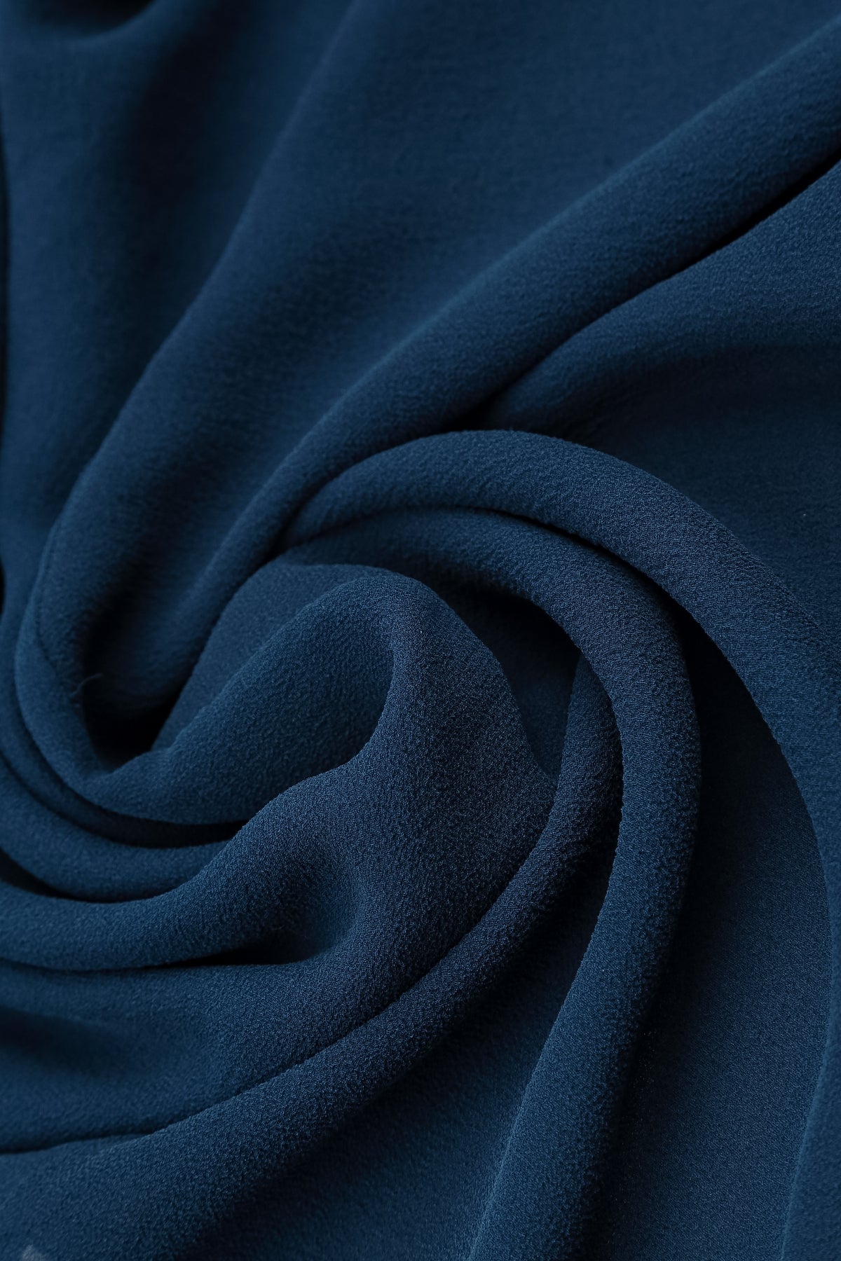 Navy Silk Scarf