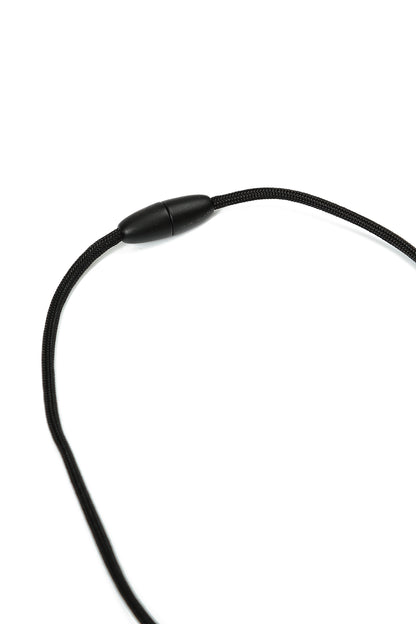 Collier en caoutchouc noir Noir Balance