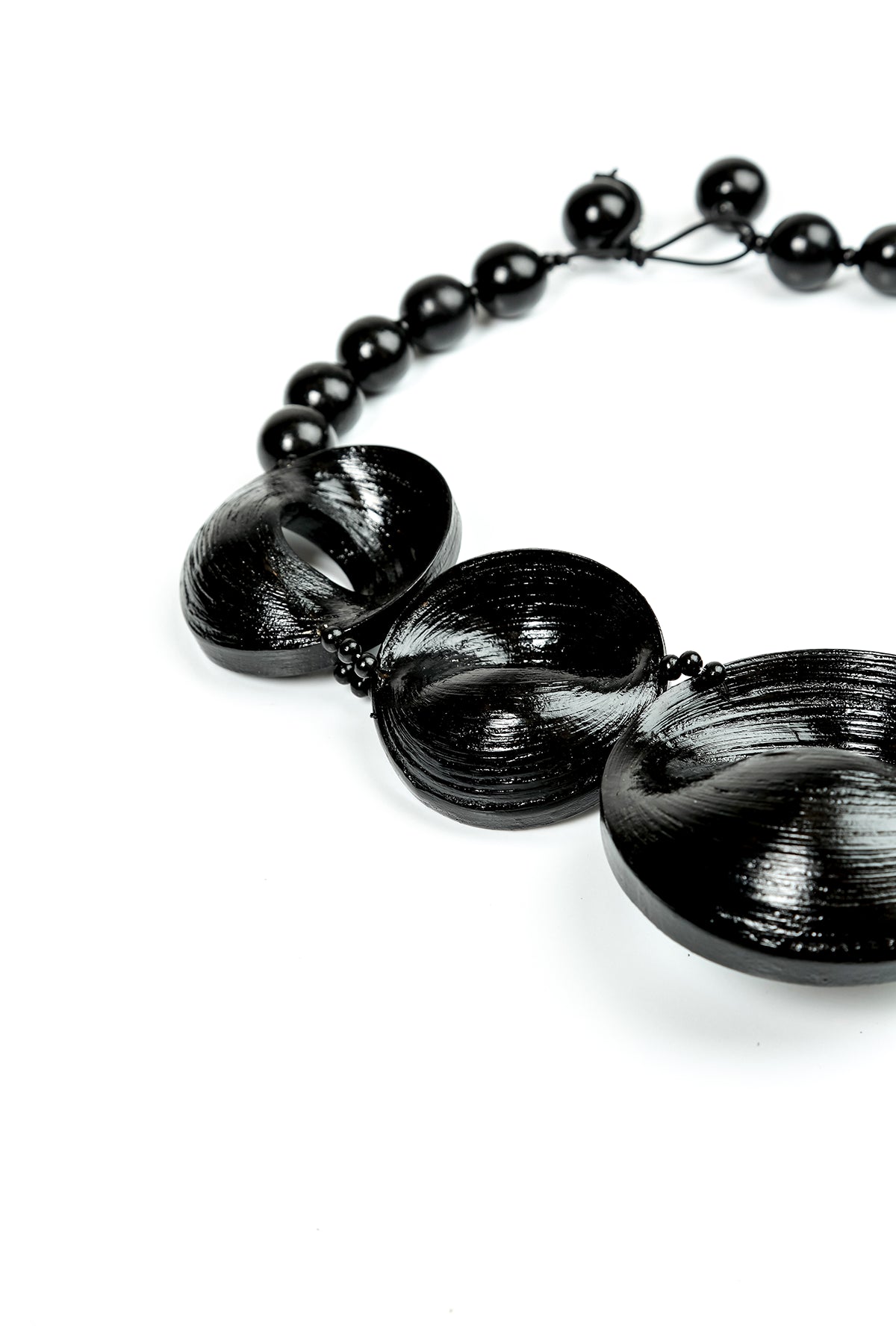 Noir Drift Bamboo Necklace