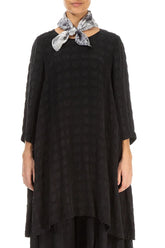 Off White Marble Silk Cotton Scarf 1