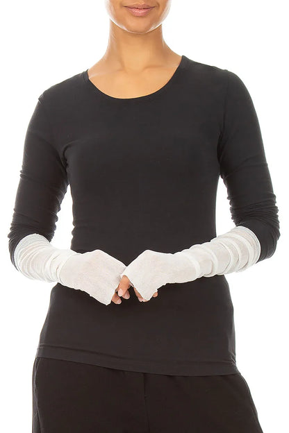 Off White Mesh Soft Cotton Wristlets