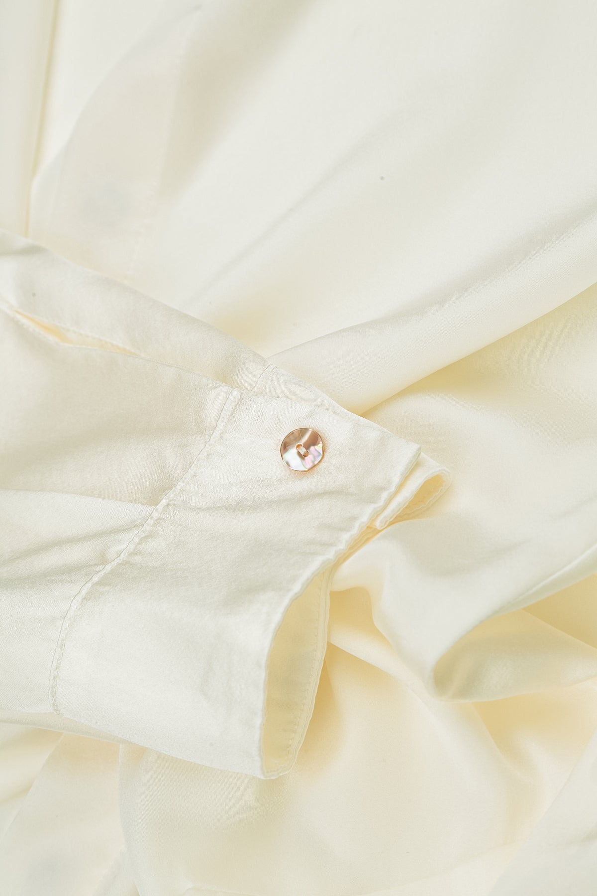 Off White Silk Shirt
