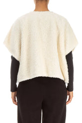 Off White Teddy Cotton Gilet 2