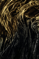 Olive Ombré Silk Velvet Scarf 4