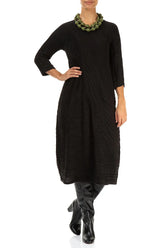 Olive Silk Bead Necklace 2