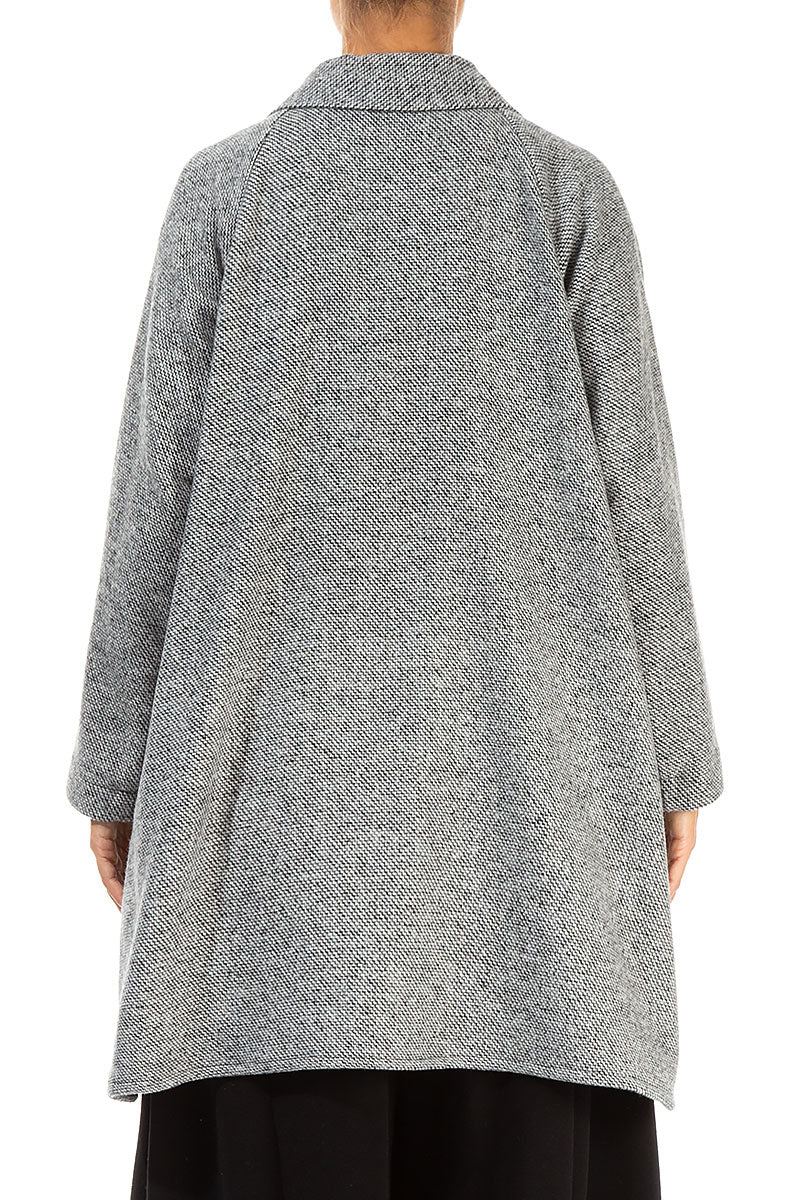 Open Grey Wool Jacket