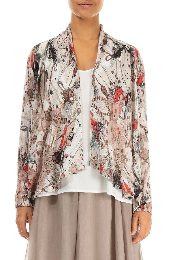 Open Savannah Silk Viscose Jacket 1
