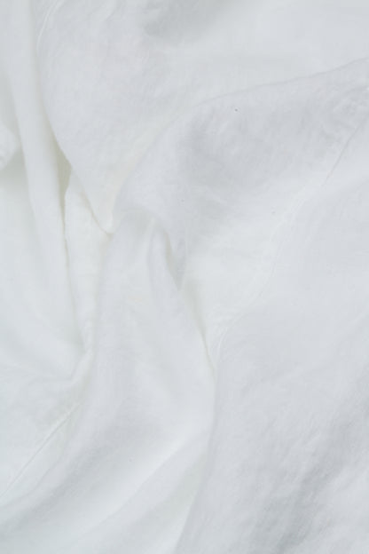 Veste ouverte en lin blanc