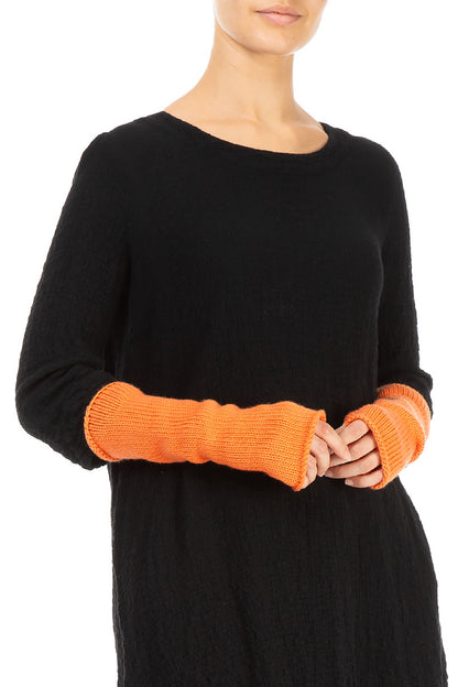 Orange Soft Cashmere Wristlets