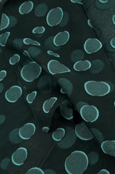 Peacock Bubbles Silk Scarf 4