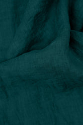 Peacock Linen Dungaree Dress 5