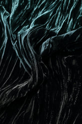 Peacock Ombré Silk Velvet Scarf 4