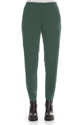 Peacock Silk Leggings 1