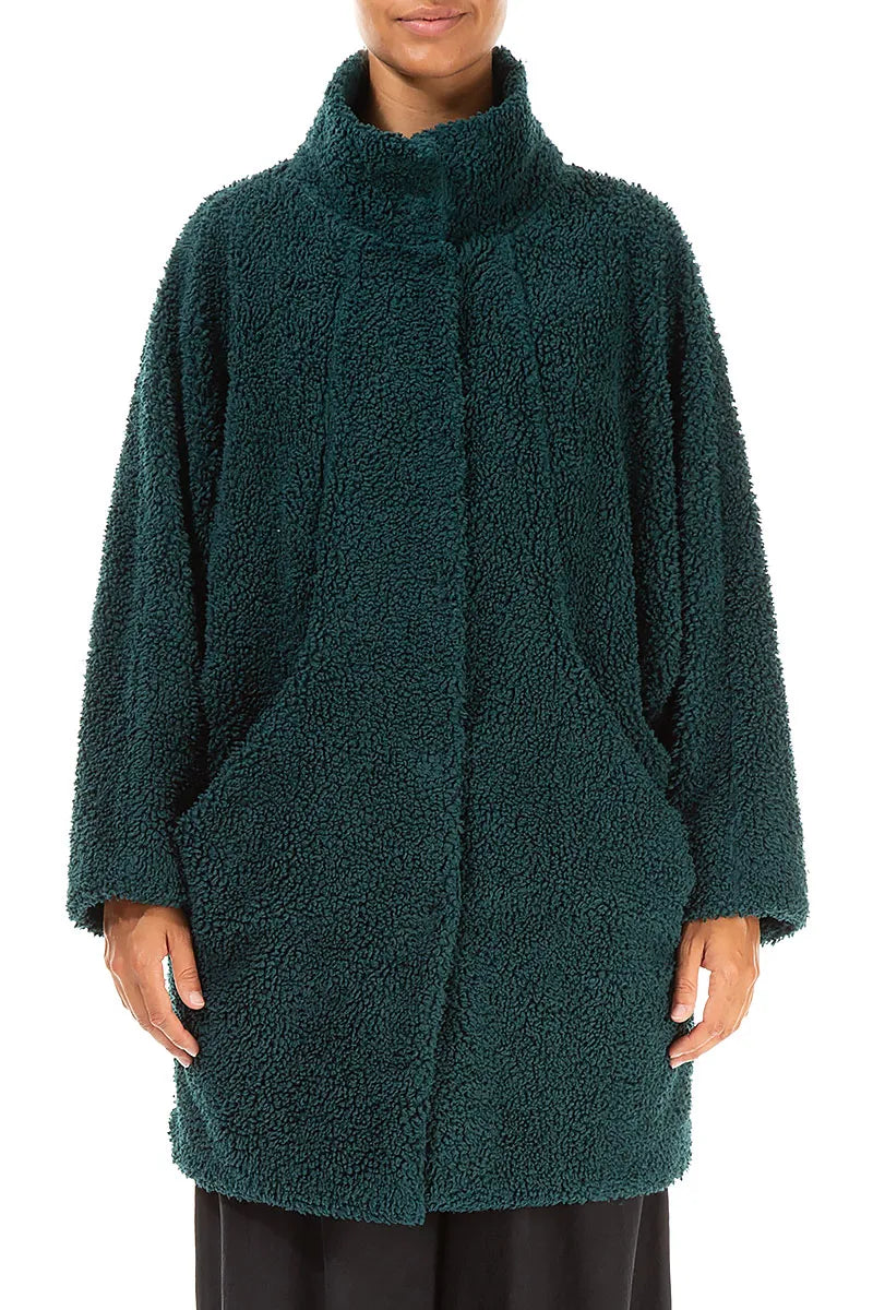 Peacock Teddy Cotton Coat 1