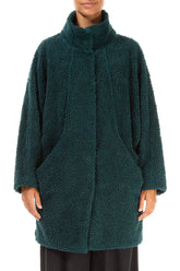 Peacock Teddy Cotton Coat 1