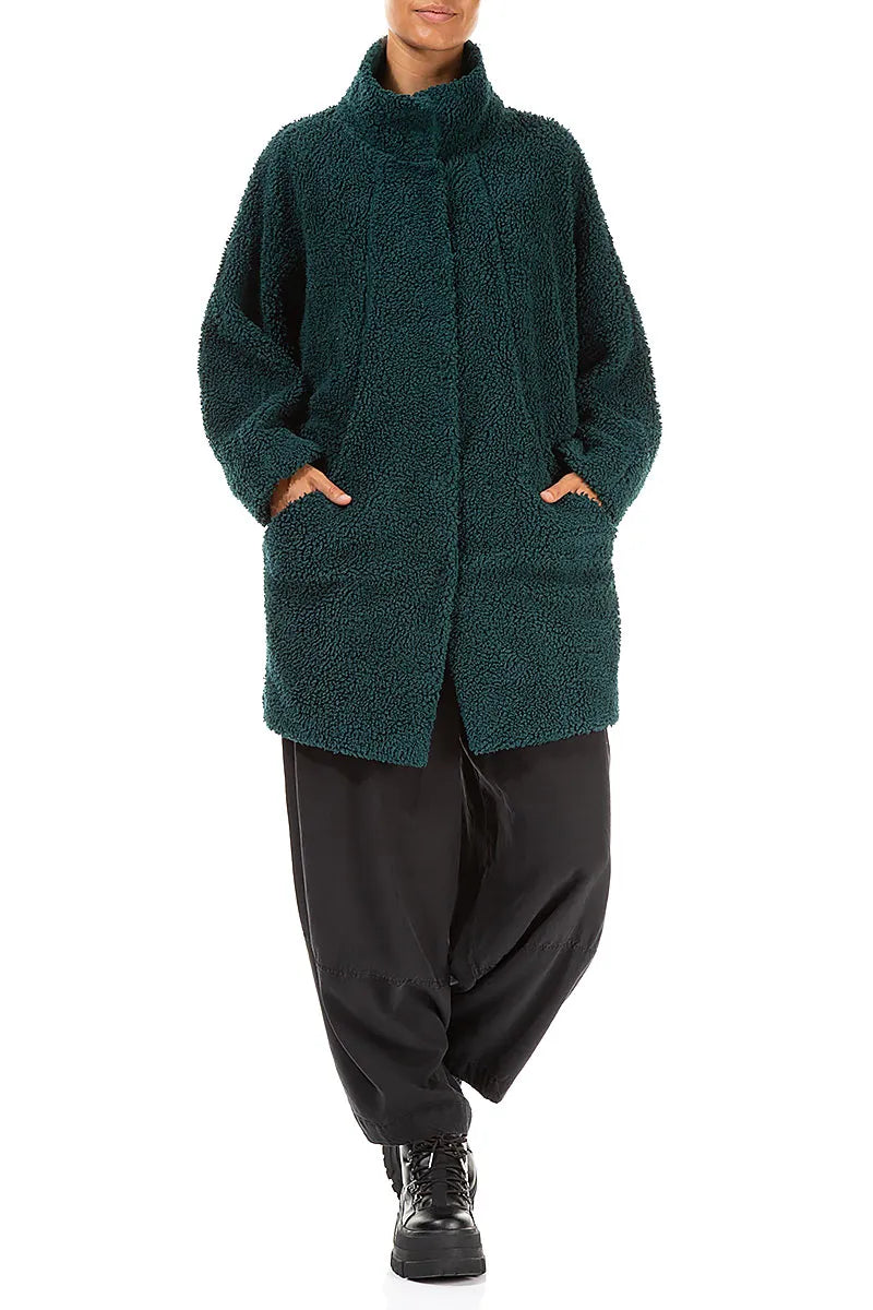 Peacock Teddy Cotton Coat 3