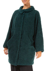 Peacock Teddy Cotton Coat 4