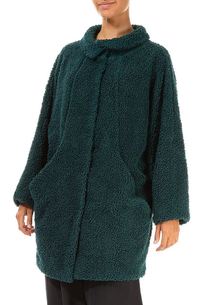 Peacock Teddy Cotton Coat 4