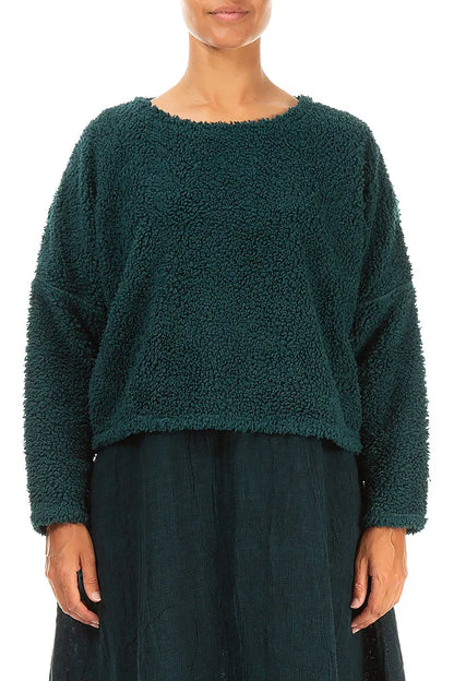 Peacock Teddy Cotton Jumper 1