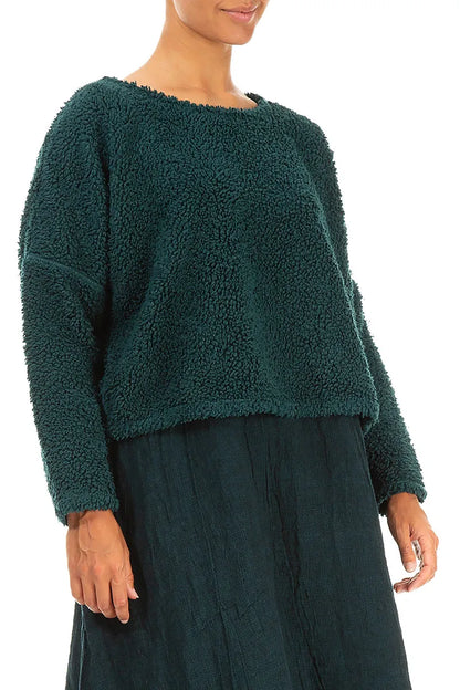 Peacock Teddy Cotton Jumper 3