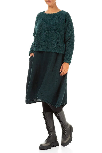 Peacock Teddy Cotton Jumper 4