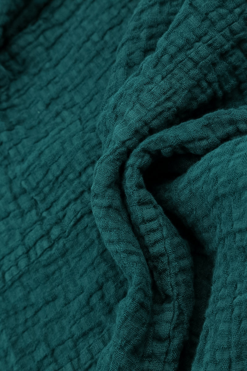 Peacock Textured Linen Trousers 5